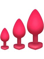 Afrodit Shop Kırmızı Kalpli Anal Set