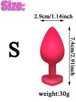 Afrodit Shop Kırmızı Kalpli Anal Set - Görsel 3