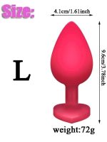Afrodit Shop Kırmızı Kalpli Anal Set - Görsel 5