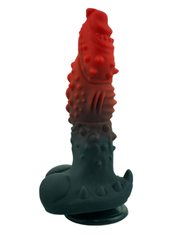 censan-kirmizi-siyah-canavar-dildo-model-1-833352-1 Afrodit Shop Kırmızı Siyah Canavar Dildo Model 1 - Görsel 1