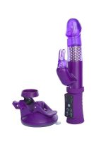 Afrodit Shop Klitoral Uyarıcı Vibratör TPR Mor 22 cm - Görsel 4