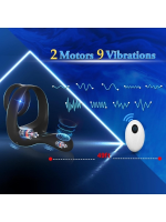 Afrodit Shop Kumandalı 9 Modlu Titreşimli Penis Halkası - Görsel 5