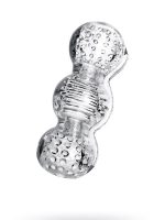 Afrodit Shop Lingam Masturbator Rashmi, TPE, Şeffaf, 15,5 cm