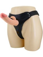 Afrodit Shop Mavis 5cm Dolgulu Realistik İçi Boş Protez Strapon Belden Bağlamalı - Görsel 3