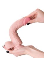 Afrodit Shop My Babe Kıkırdaklı Deri Katmanlı My Dear 22,5 cm Dildo - Görsel 3