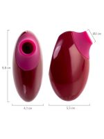 Afrodit Shop Myrty Vakum Mastürbatör Bordo 9,8 cm - Görsel 2
