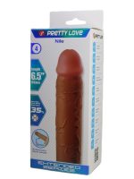 Afrodit Shop Nile Gerçek Hissiyatlı Uzatıcı Penis Kılıfı Brown