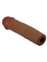 Afrodit Shop Nile Gerçek Hissiyatlı Uzatıcı Penis Kılıfı Brown - Görsel 4