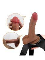 Afrodit Shop Oher Fışkırtmalı & Titreşimli Belden Bağlamalı Dildo Vibratör - Görsel 4