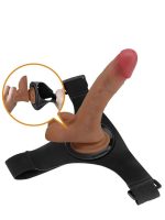 Afrodit Shop Oher Fışkırtmalı & Titreşimli Belden Bağlamalı Dildo Vibratör - Görsel 5