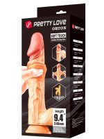Afrodit Shop Ortan 9.4 İnç Kıkırdak Yapılı Gerçek Deri Yapılı Dildo