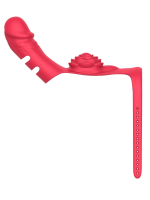 Afrodit Shop Parmak takılabilir fiziksel dildo + Gül Titreşimli 2'si 1 arada yeni tasarım parmak vibratörü - Görsel 2