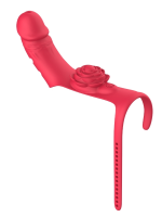 Afrodit Shop Parmak takılabilir fiziksel dildo + Gül Titreşimli 2'si 1 arada yeni tasarım parmak vibratörü - Görsel 3