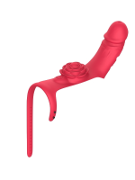 Afrodit Shop Parmak takılabilir fiziksel dildo + Gül Titreşimli 2'si 1 arada yeni tasarım parmak vibratörü - Görsel 4