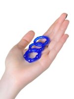 Afrodit Shop Penis Halka Seti TPE mavi 3,5/3/2 cm - Görsel 4