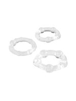 Afrodit Shop Penis Halka Seti TPE şeffaf 3,5/3/2 cm - Görsel 2