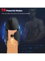 Afrodit Shop Penis Massager Super Shock Glans Exerciser Titreşimli Mastürbatör - Görsel 3