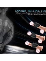 Afrodit Shop Penis Massager Super Shock Glans Exerciser Titreşimli Mastürbatör - Görsel 4