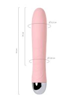 Afrodit Shop PHYSİCS FAHRENHEİT Titreşimli Isıtmalı Vibratör Pembe 19 cm - Görsel 3