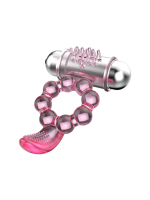 Afrodit Shop Plasure Tongue Titreşimli Klitoris Uyarıcılı Şeffaf Penis Kılıfı - Görsel 2