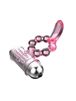 Afrodit Shop Plasure Tongue Titreşimli Klitoris Uyarıcılı Şeffaf Penis Kılıfı - Görsel 3