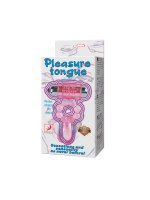 Afrodit Shop Plasure Tongue Titreşimli Klitoris Uyarıcılı Şeffaf Penis Kılıfı