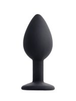 Afrodit Shop POPO Norma Anal Plug silikon siyah 7,2 cm 25 gr - Görsel 2