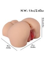 Afrodit Shop Realistik 1.1 Kg Doggy ve Misyoner Pozisyon Gerçekçi Kalça - Görsel 2