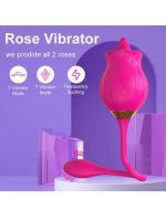 Afrodit Shop Rose 2'si 1 Arada Dilli Gül Vibratör - Görsel 2