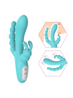 Afrodit Shop S-Hande 3'ü 1 Arada Tavşan Vibratör – Mavi