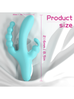 Afrodit Shop S-Hande 3'ü 1 Arada Tavşan Vibratör – Mavi - Görsel 4