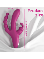 Afrodit Shop S-Hande 3'ü 1 Arada Tavşan Vibratör – Mor - Görsel 3