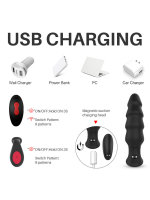 Afrodit Shop S-Hande Dragon-Rct Kumandalı 9 Fonksiyonlu Titreşimli Şarjlı Double Vibratör - Görsel 5