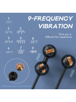 Afrodit Shop S-Hande Gem Şarjlı Ağırlıklı Güçlü Titreşimli Vajina Kas Geliştirici Kegel Egzersiz Vajinal Topları - Görsel 2