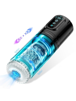 Afrodit Shop Şarjlı İleri Geri ve Dönmeli 15 Modlu Titreşimli Emişli Otomatik Vajina