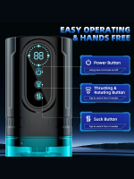 Afrodit Shop Şarjlı İleri Geri ve Dönmeli 15 Modlu Titreşimli Emişli Otomatik Vajina - Görsel 3