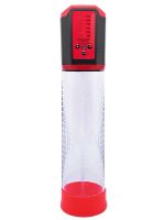 Afrodit Shop Şarjlı LCD Göstergeli Otomatik Penis Pompası - Kırmızı