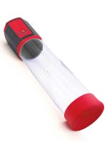 Afrodit Shop Şarjlı LCD Göstergeli Otomatik Penis Pompası - Kırmızı - Görsel 2