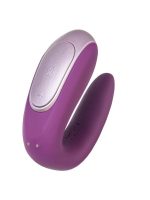 Afrodit Shop Satisfyer Double Fun Telefon Kontrollü ve Uzaktan Kumandalı Violet Vibratör - Görsel 3