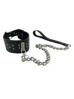 Afrodit Shop Siyah Deri Boyun Tasması