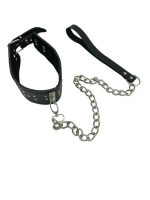 Afrodit Shop Siyah Deri Boyun Tasması - Görsel 2