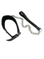 Afrodit Shop Siyah Deri Boyun Tasması - Görsel 3