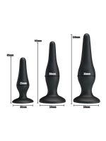 Afrodit Shop Siyah Silikon Anal Tıkaç Set - Görsel 5