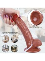 Afrodit Shop Su Fışkırtma Fonksiyonlu Gerçekçi Vantuzlu Melez Dildo - Görsel 2