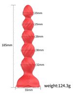 Afrodit Shop Telefon Kontrollü Haley Rose Pulled Beads Anal Plug – Siyah - Görsel 2