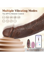 Afrodit Shop Telefon Kontrollü Melez Renkte Titreşimli Penis Kılıfı - Görsel 3