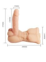 Afrodit Shop Tempation Bigger Man Erkek Yarım Vücut Titreşimli - Görsel 2