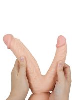 Afrodit Shop Ten Rengi 20,5 cm Çift Taraflı Dildo Model No:1075 - Görsel 5