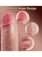 Afrodit Shop Thrusting Huge Thick Dildo Vibratör 21 Cm - Görsel 4