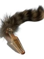 Afrodit Shop Tilki Kuyruklu Cam Anal Plug 11cm çap 25mm - Görsel 2